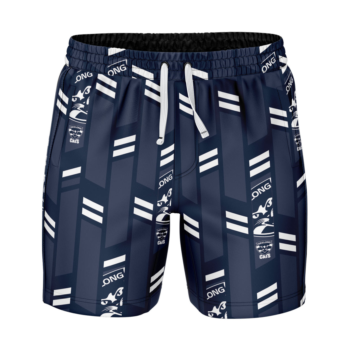 AFL Geelong Cats 'Riviera' Volley Swim Shorts - Ashtabula