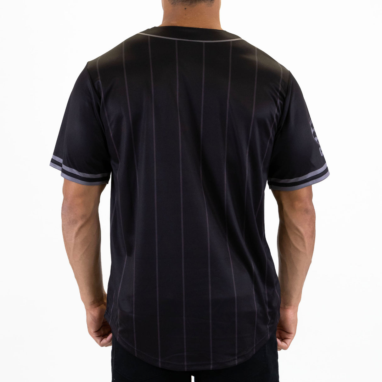 AFL Geelong Cats Blackout Baseball Shirt - Ashtabula