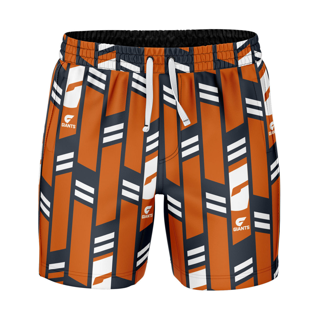 AFL GWS Giants 'Riviera' Volley Swim Shorts - Ashtabula