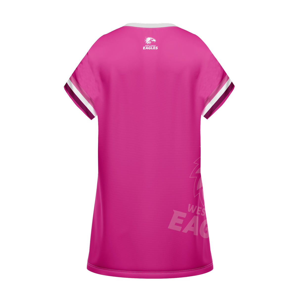 AFL West Coast Eagles 'Fuchsia Force' T-Shirt Dress - Ashtabula