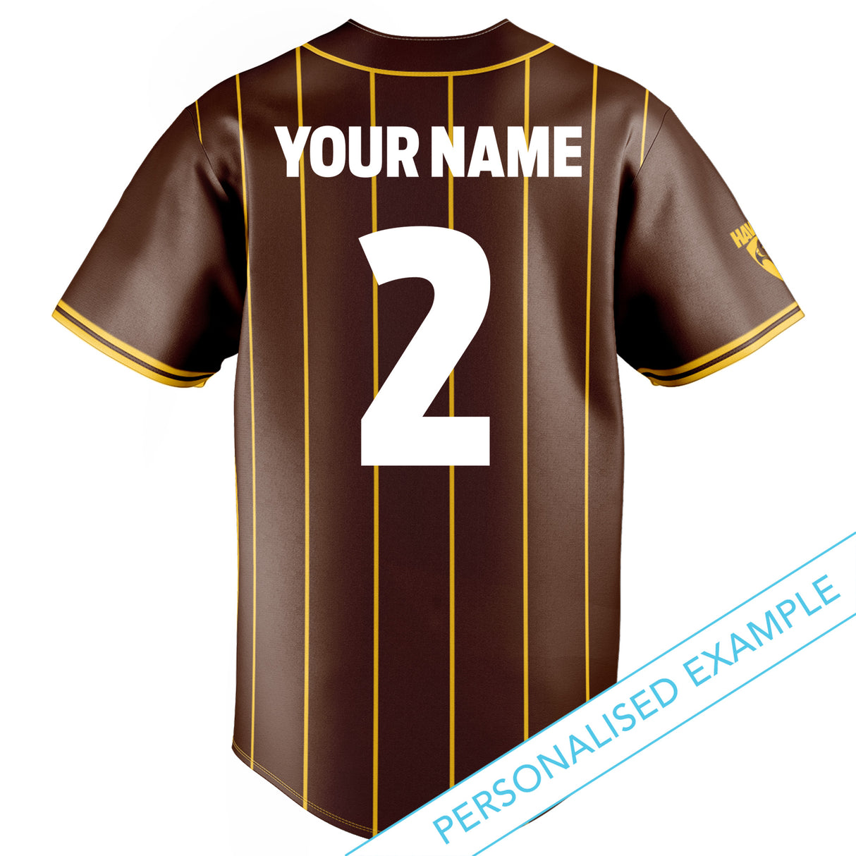 AFL Hawthorn 'Slugger' Baseball Shirt - Ashtabula