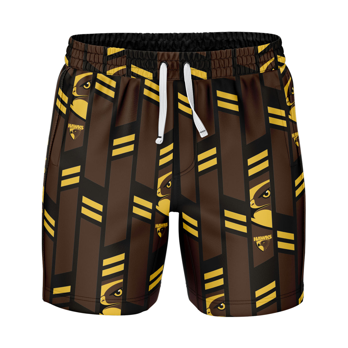 AFL Hawthorn 'Riviera' Volley Swim Shorts - Ashtabula