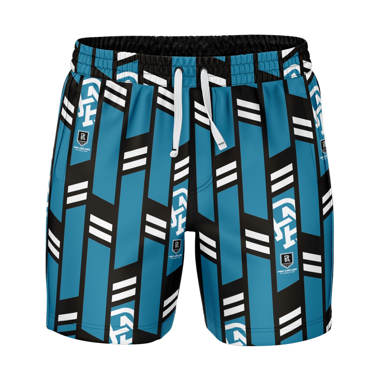 AFL Port Adelaide 'Riviera' Volley Swim Shorts - Ashtabula