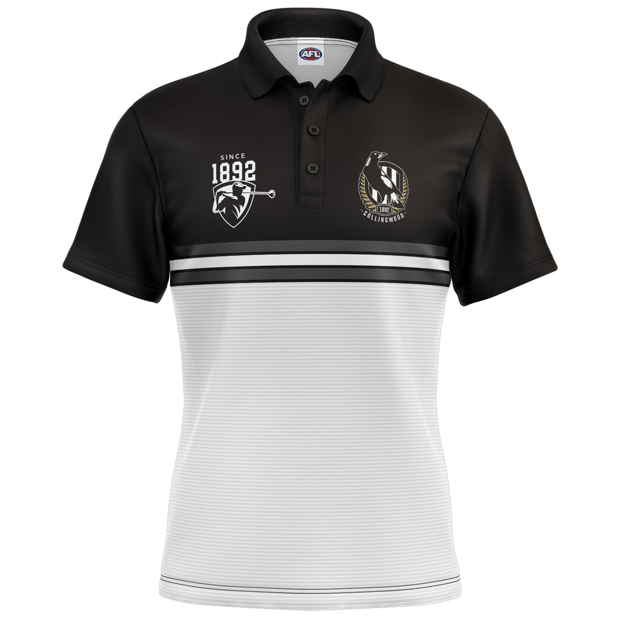 AFL Collingwood 'Sandman' Golf Polo - Ashtabula