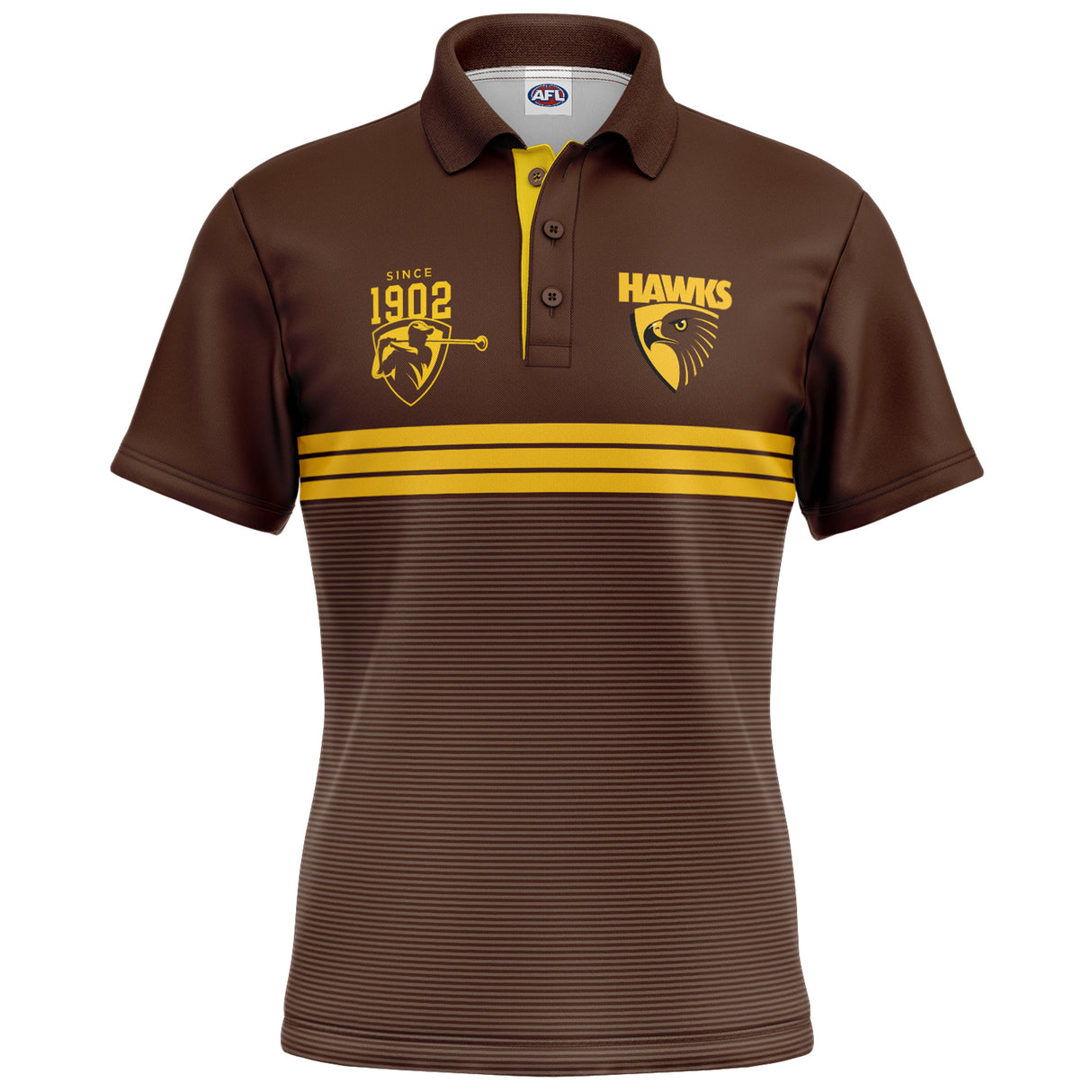 AFL Hawthorn 'Sandman' Golf Polo - Ashtabula