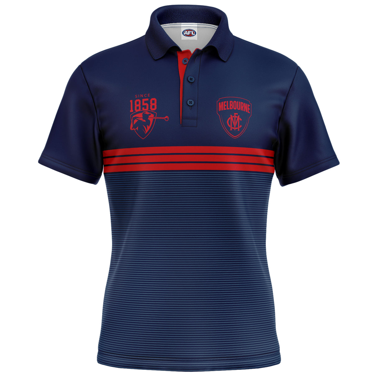 AFL Melbourne Demons 'Sandman' Golf Polo - Ashtabula