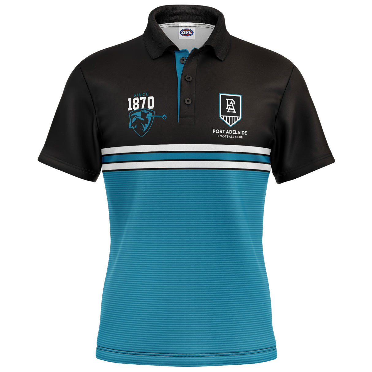 AFL Port Adelaide 'Sandman' Golf Polo - Ashtabula