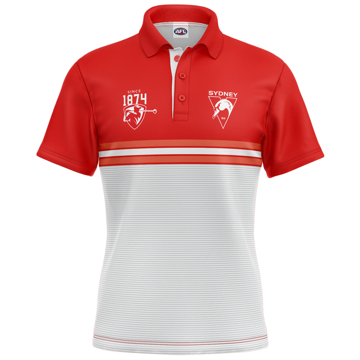 AFL Sydney Swans 'Sandman' Golf Polo - Ashtabula