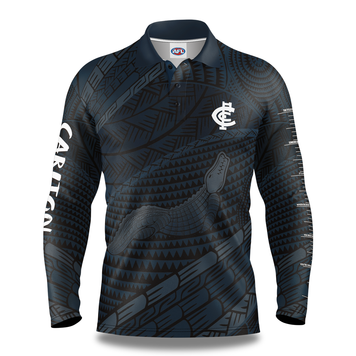 AFL Carlton 'Koedal' Fishing Shirt - Youth - Ashtabula