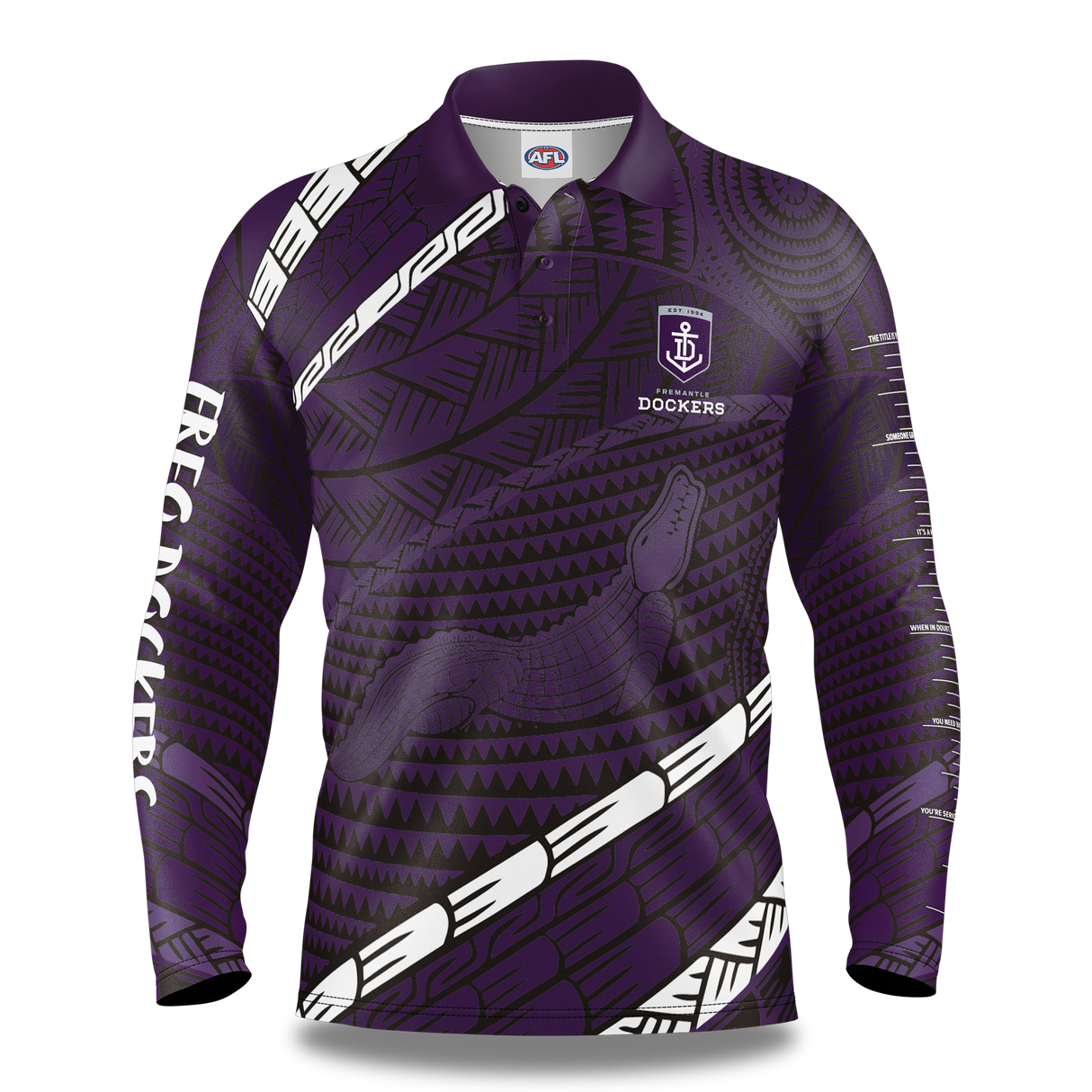 AFL Fremantle Dockers 'Koedal' Fishing Shirt - Youth - Ashtabula