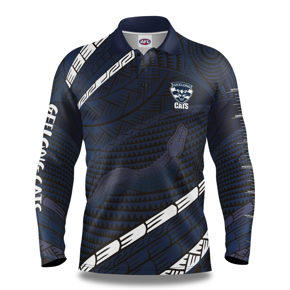 AFL Geelong Cats 'Koedal' Fishing Shirt - Youth - Ashtabula