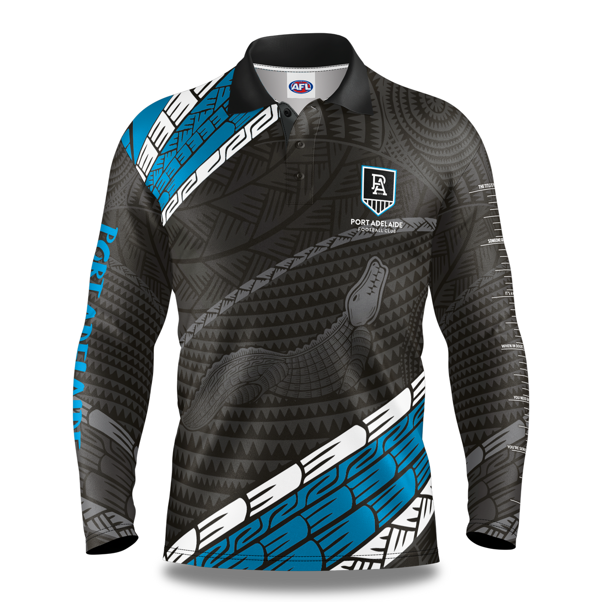 AFL Port Adelaide 'Koedal' Fishing Shirt - Youth - Ashtabula