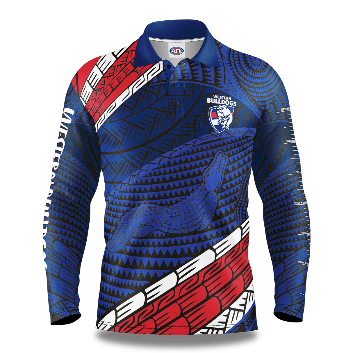 AFL Western Bulldogs 'Koedal' Fishing Shirt - Youth - Ashtabula