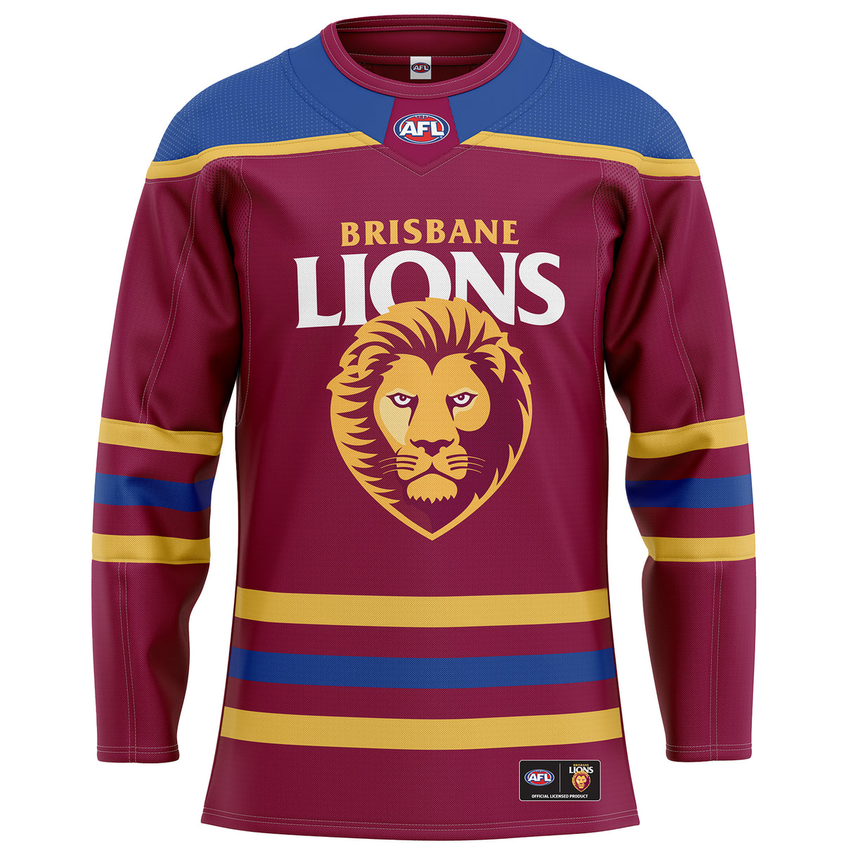 AFL Brisbane Lions 'Enforcer' Hockey Jersey - Ashtabula