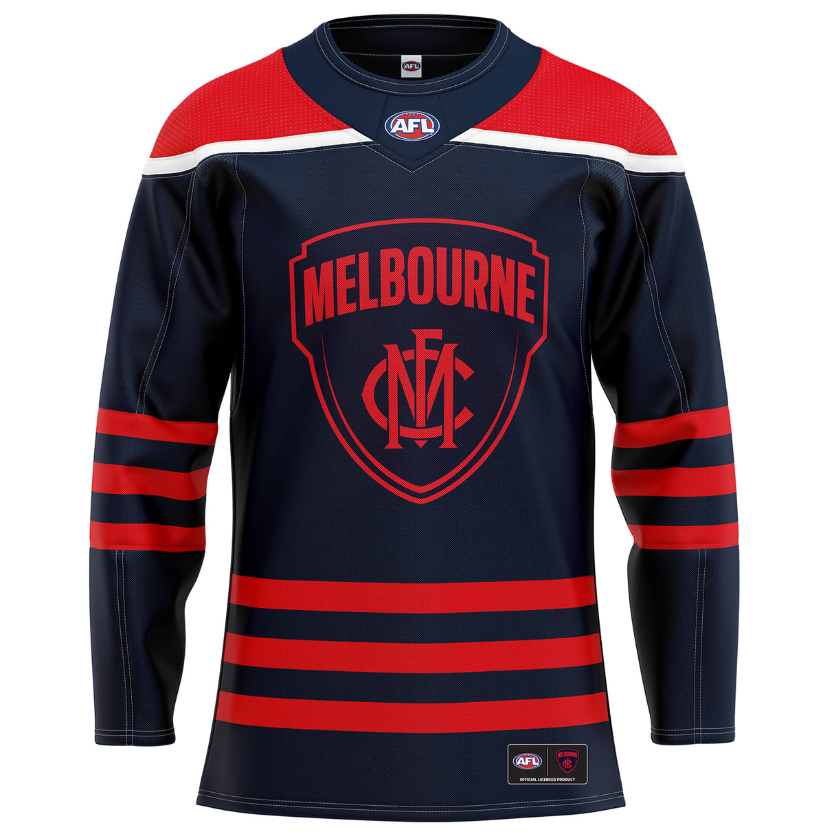 AFL Melbourne Demons 'Enforcer' Hockey Jersey - Ashtabula