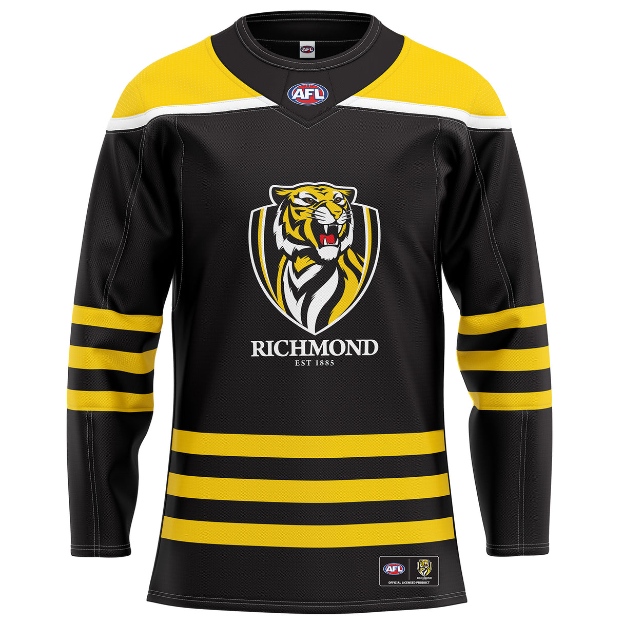 AFL Richmond Tigers 'Enforcer' Hockey Jersey - Ashtabula