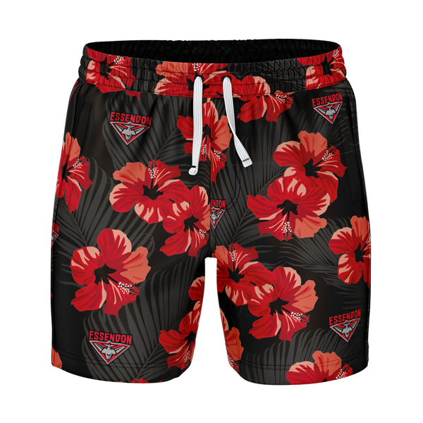 AFL Essendon 'Aloha' Volley Swim Shorts - Ashtabula