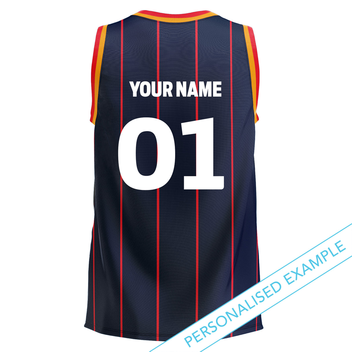 AFL Adelaide Crows 'Harlem' Basketball Singlet - Adult - Ashtabula