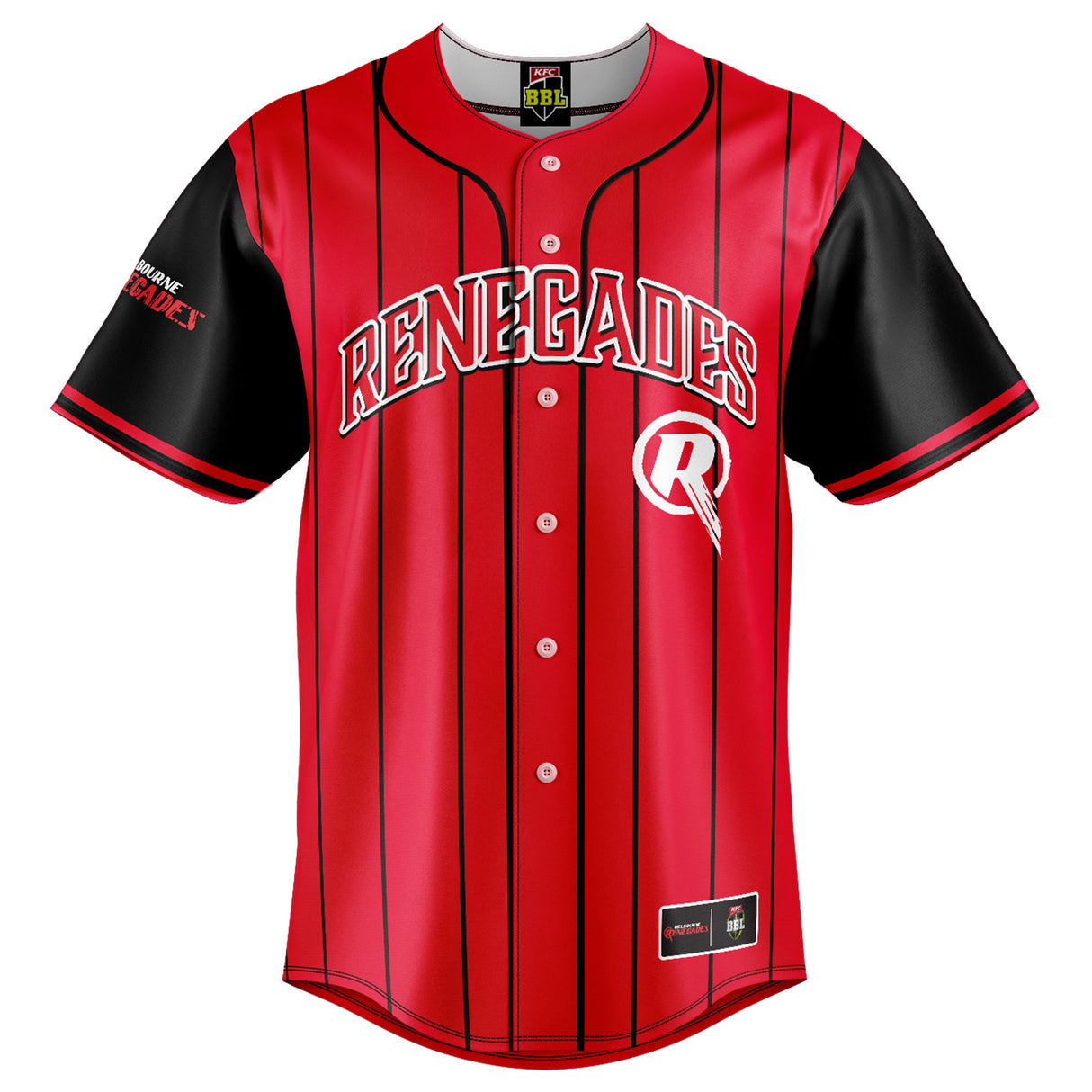 BBL Melbourne Renegades 'Slugger' Baseball Shirt - Ashtabula
