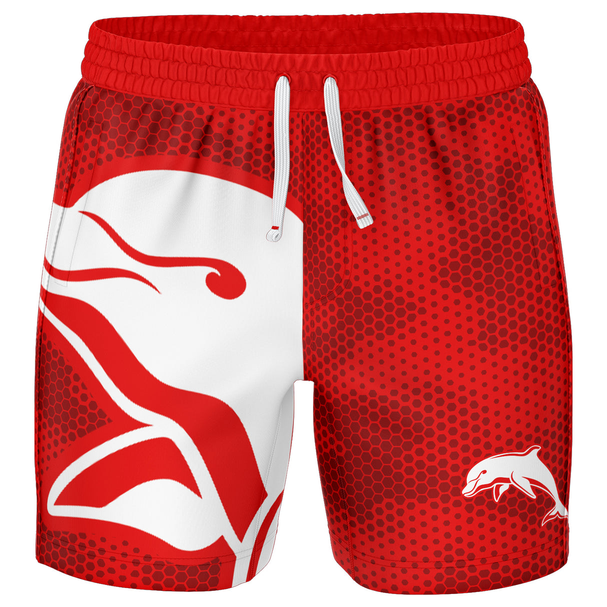 NRL Dolphins 'Big Shot' Volley Shorts - Ashtabula