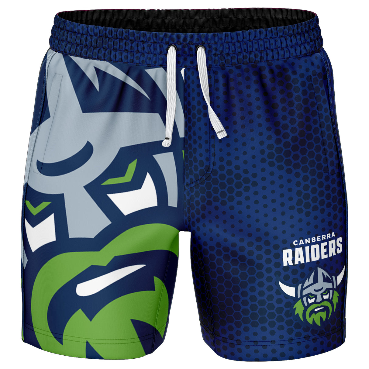 NRL Raiders 'Big Shot' Volley Shorts - Ashtabula