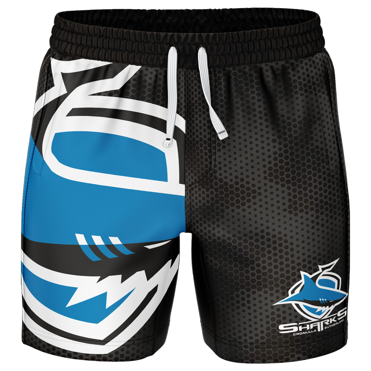 NRL Sharks 'Big Shot' Volley Shorts - Ashtabula