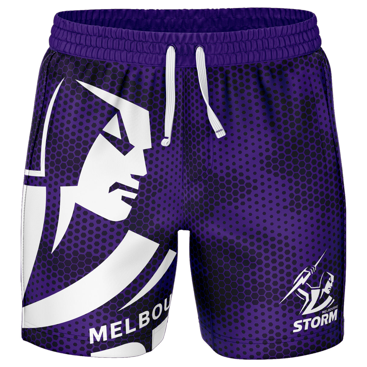 NRL Storm 'Big Shot' Volley Shorts - Ashtabula