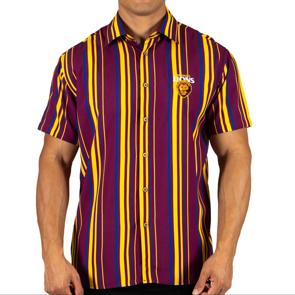AFL Brisbane Lions 'Sorrento' Party Shirt - Ashtabula