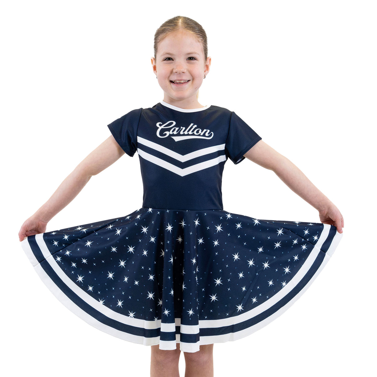 AFL Carlton 'Superstar' Dress - Ashtabula