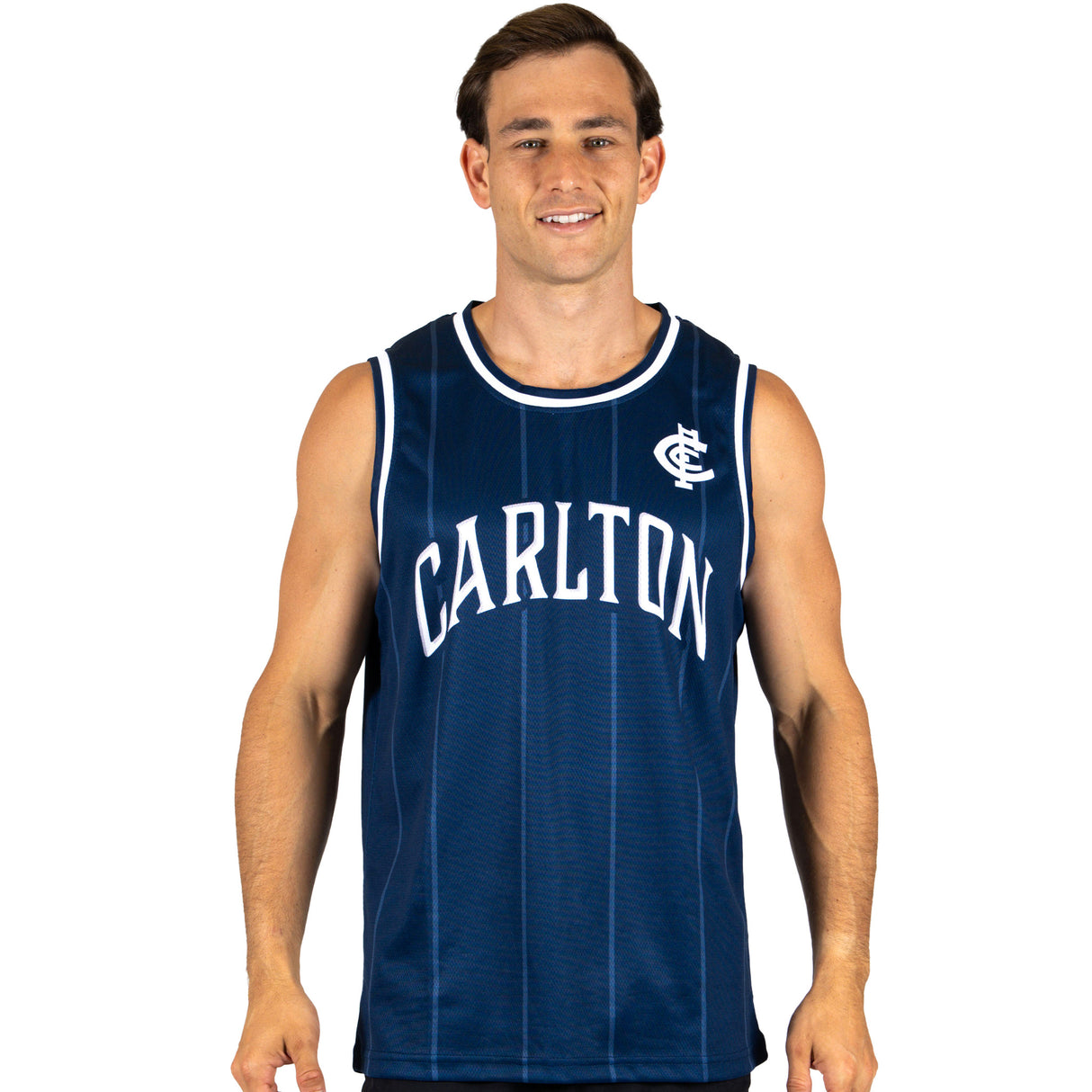 AFL Carlton 'Harlem' Basketball Singlet - Adult - Ashtabula