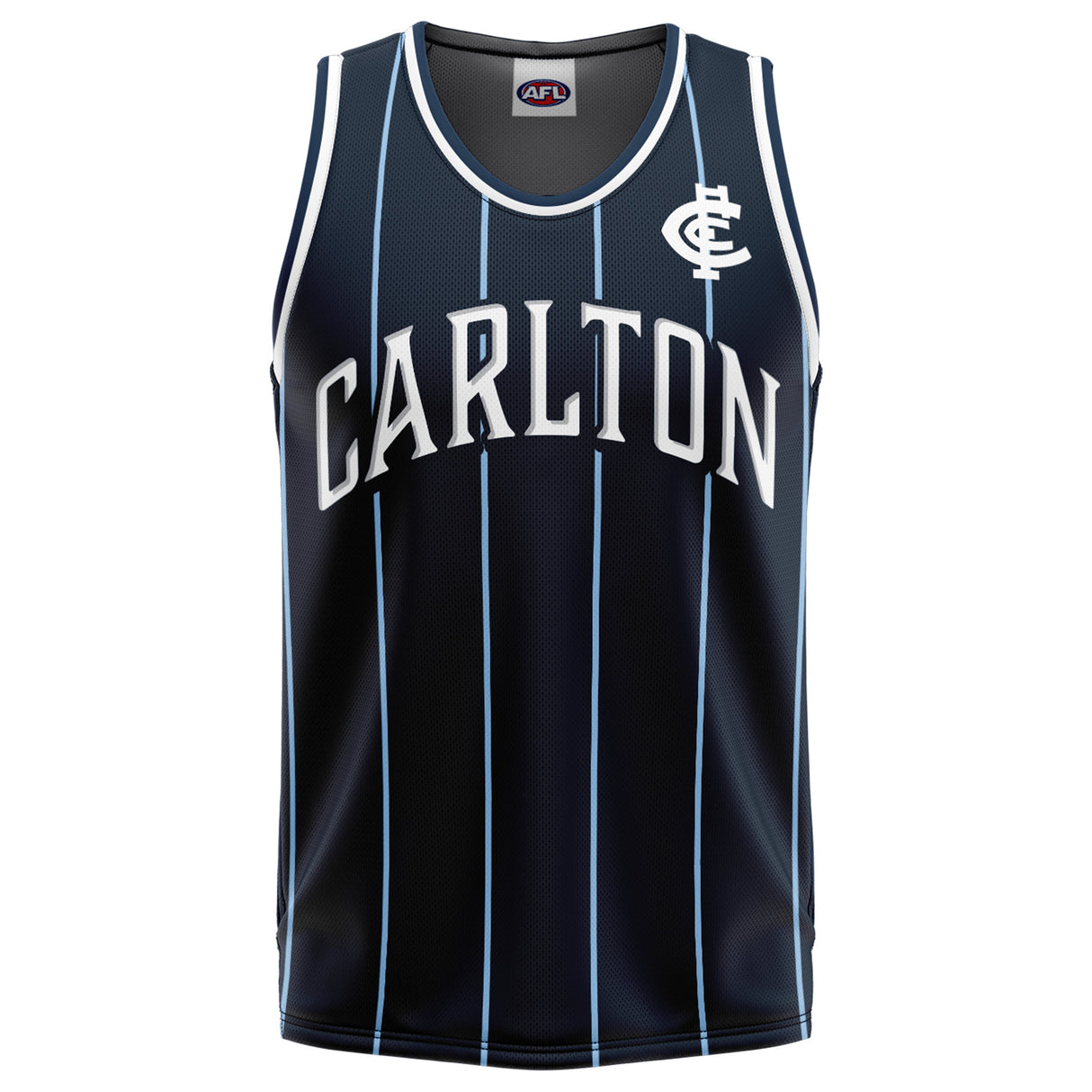 AFL Carlton 'Harlem' Basketball Singlet - Adult - Ashtabula
