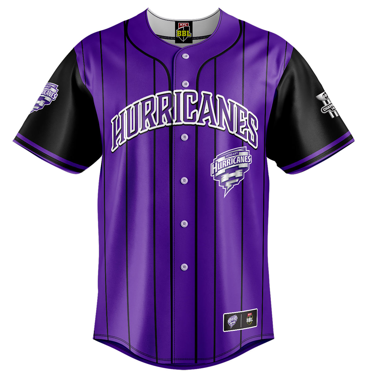 BBL Hobart Hurricanes 'Slugger' Baseball Shirt - Ashtabula