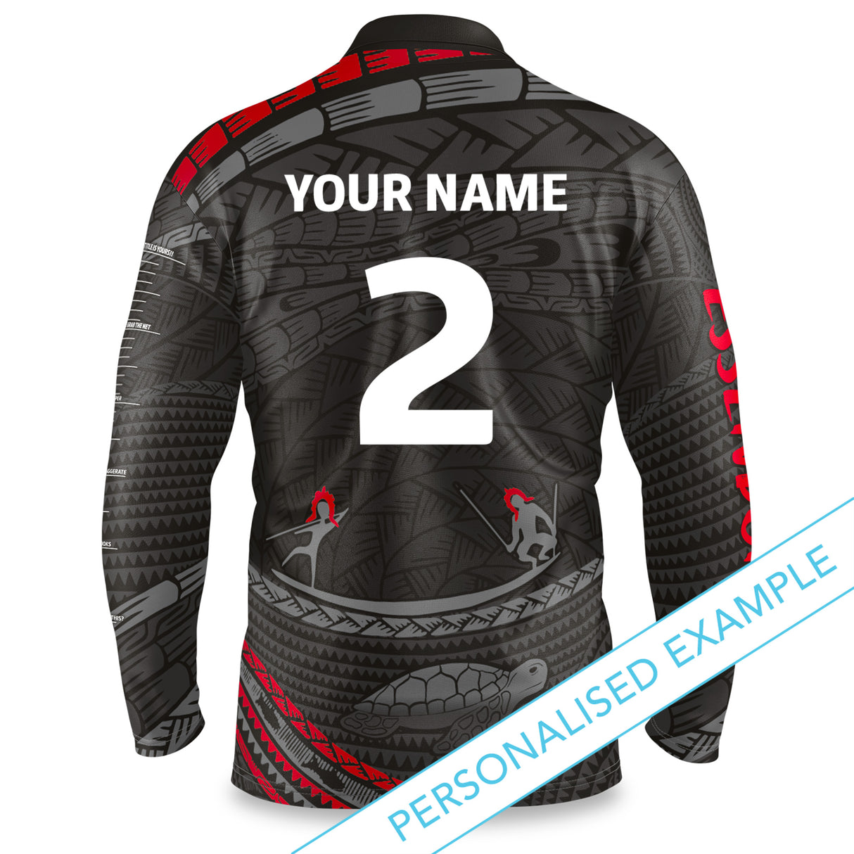 AFL Essendon Bombers 'Koedal' Fishing Shirt - Youth - Ashtabula