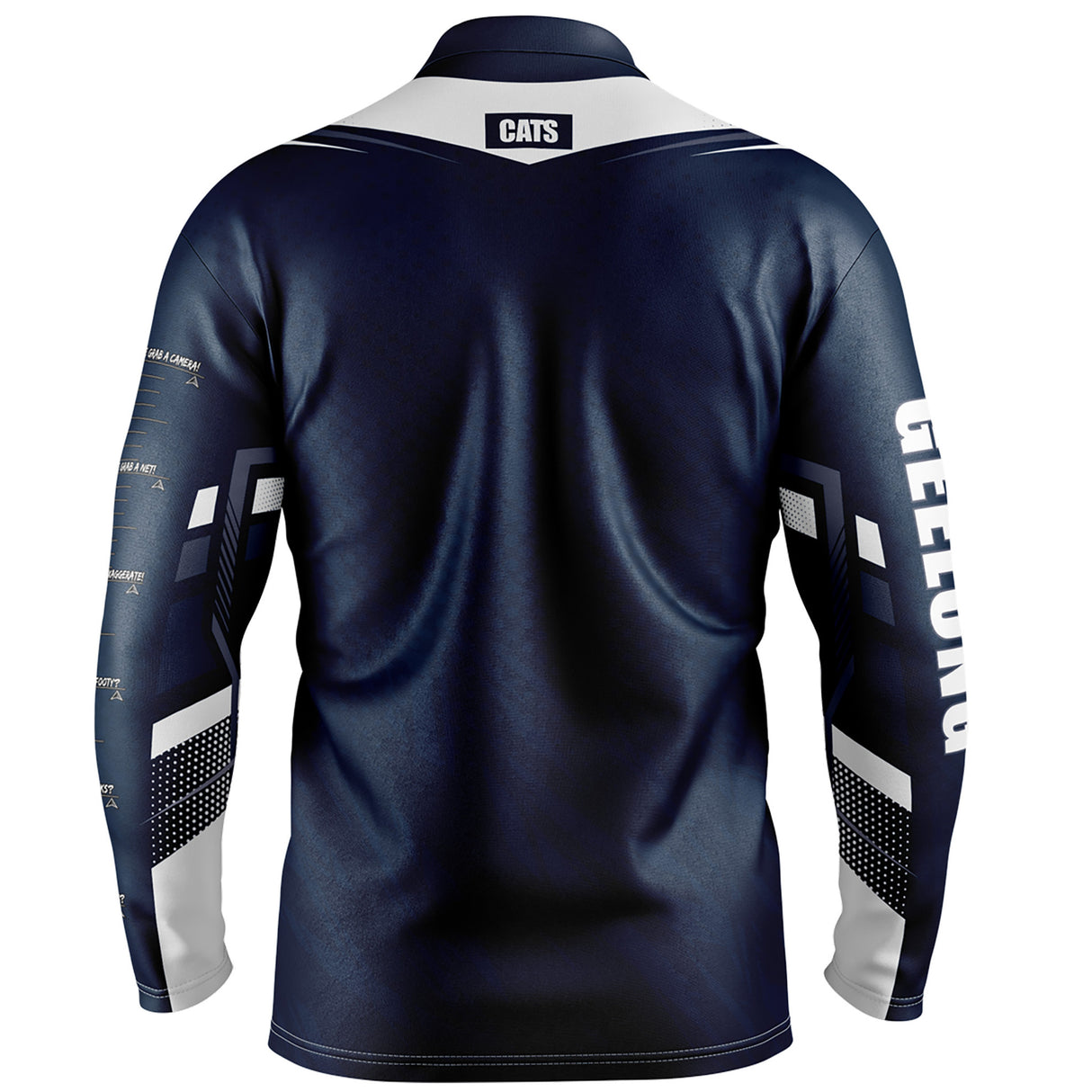 AFL Geelong Cats 'Cyber' Fishing Shirt - Youth - Ashtabula