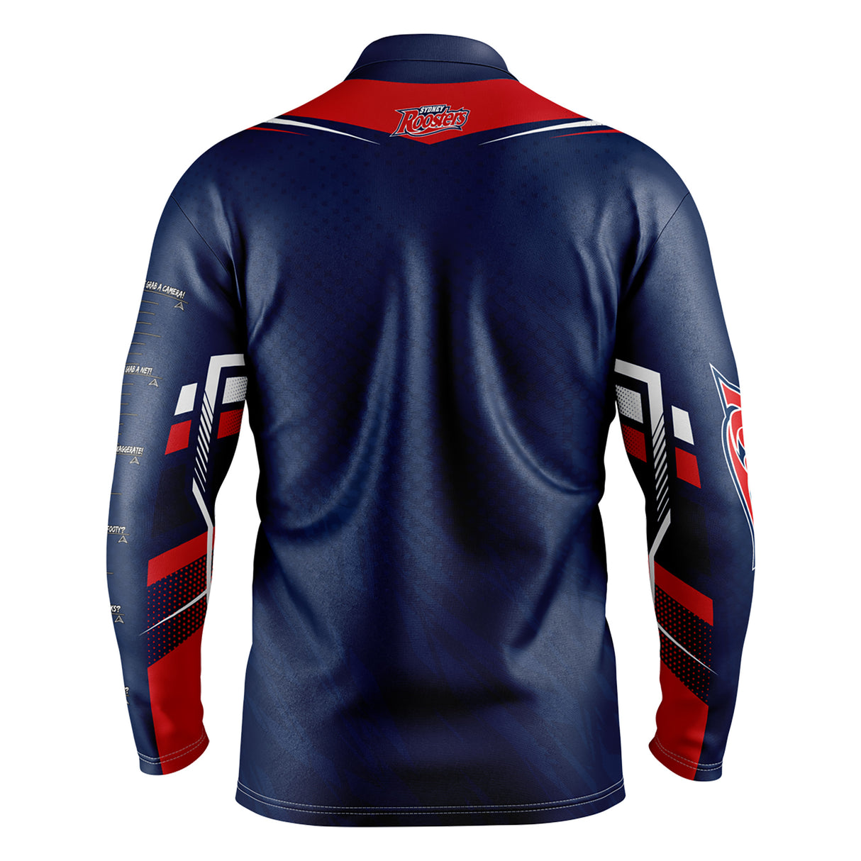 NRL Roosters 'Cyber' Fishing Shirt - Youth - Ashtabula