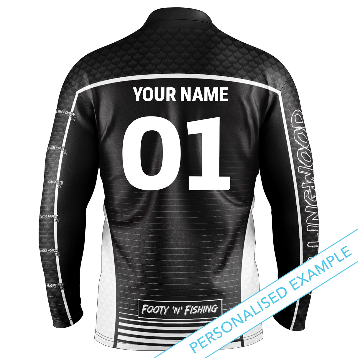 AFL Collingwood Footy n Fishing Shirt - Adult - Ashtabula