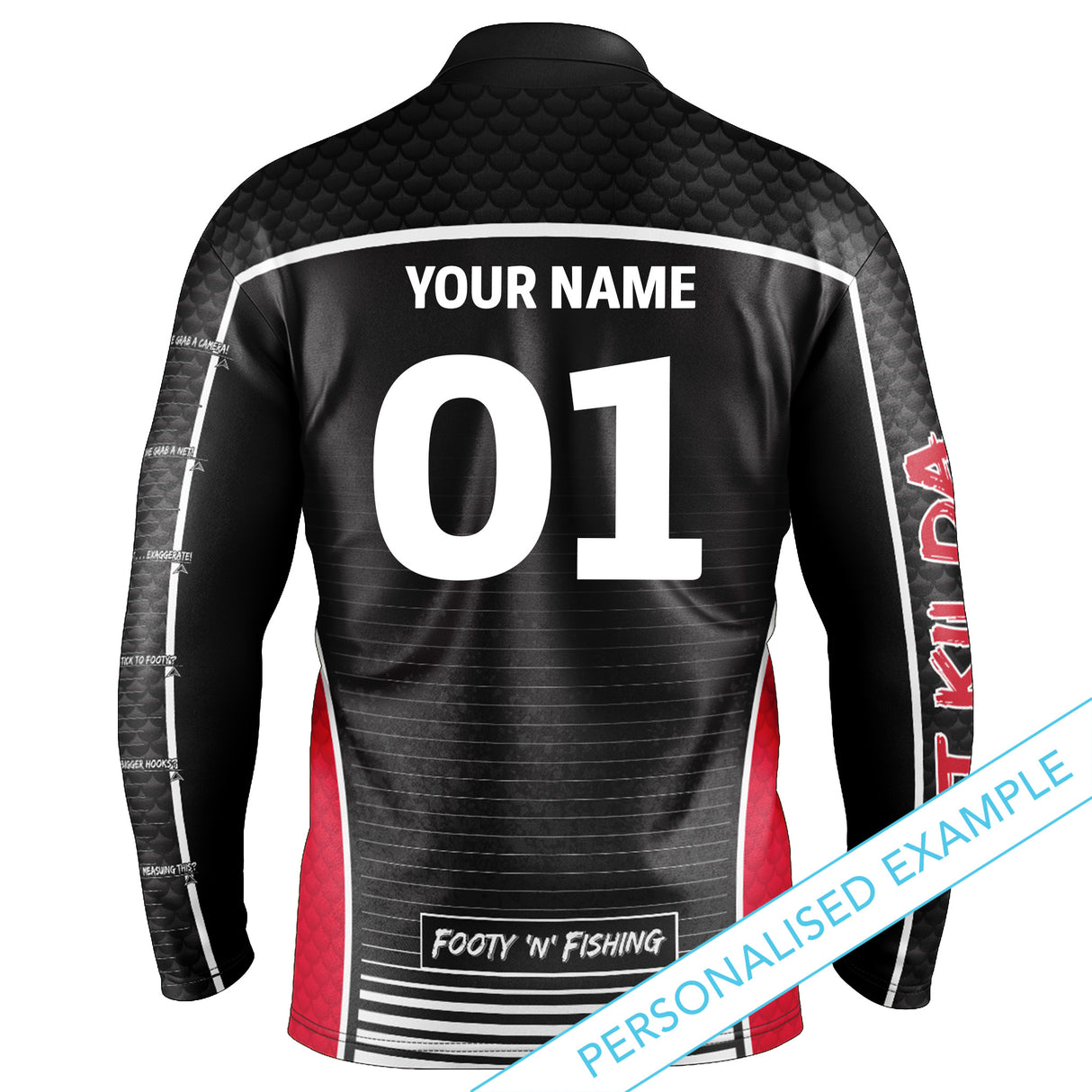 AFL St Kilda Footy n Fishing Shirt - Adult - Ashtabula