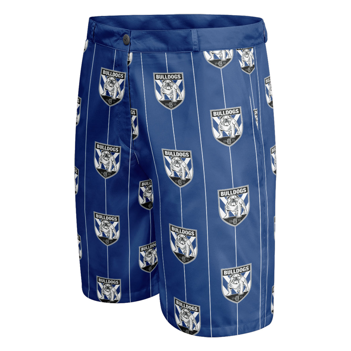 NRL Bulldogs 'Front Bar' Dress Shorts - Ashtabula
