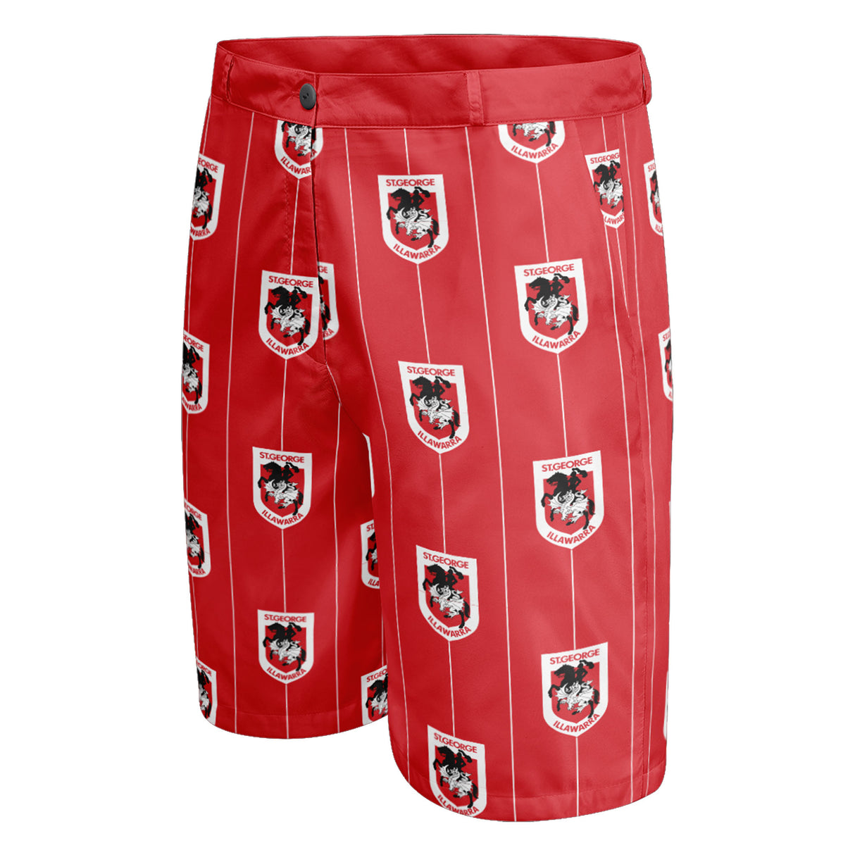 NRL Dragons 'Front Bar' Dress Shorts - Ashtabula