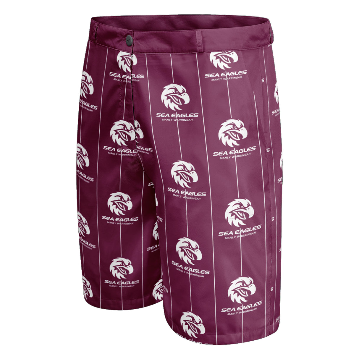 NRL Sea Eagles 'Front Bar' Dress Shorts - Ashtabula