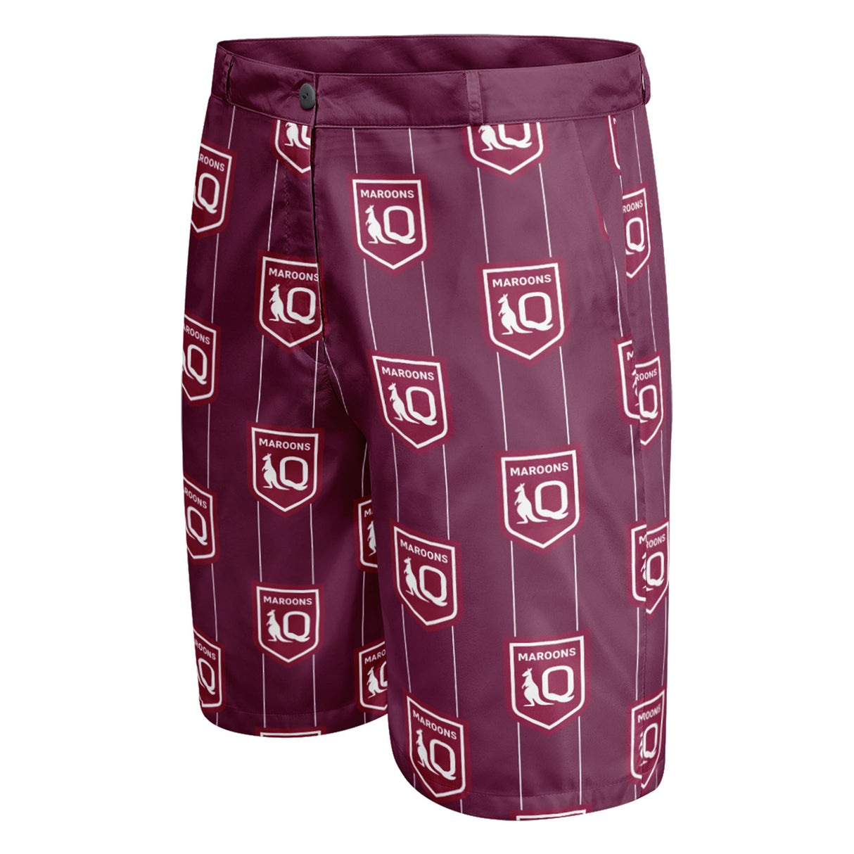 QLD Maroons 'Front Bar' Dress Shorts - Ashtabula
