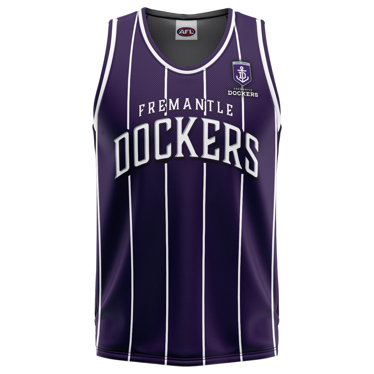 AFL Fremantle Dockers 'Harlem' Basketball Singlet - Youth - Ashtabula