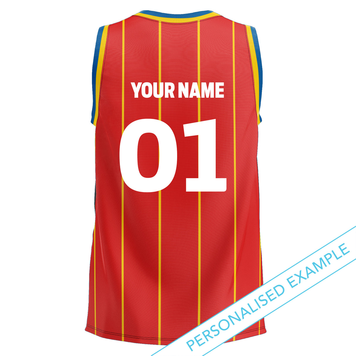 AFL Gold Coast Suns 'Harlem' Basketball Singlet - Youth - Ashtabula