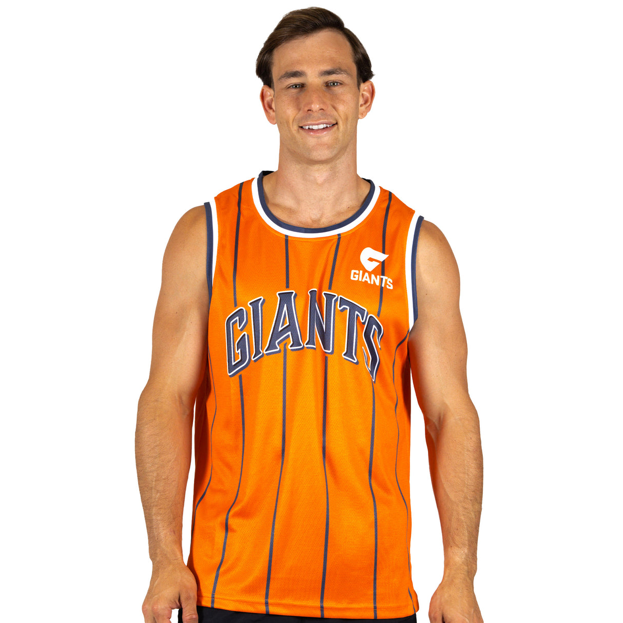 AFL GWS Giants 'Harlem' Basketball Singlet - Adult - Ashtabula