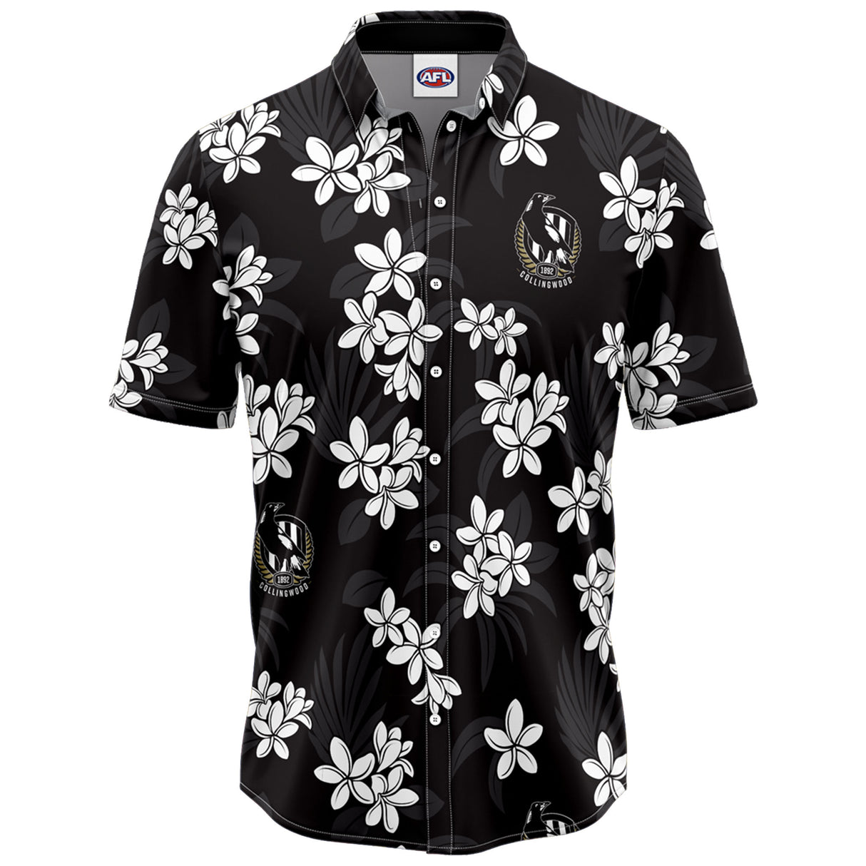 AFL Collingwood 'Reef' Hawaiian Shirt - Ashtabula