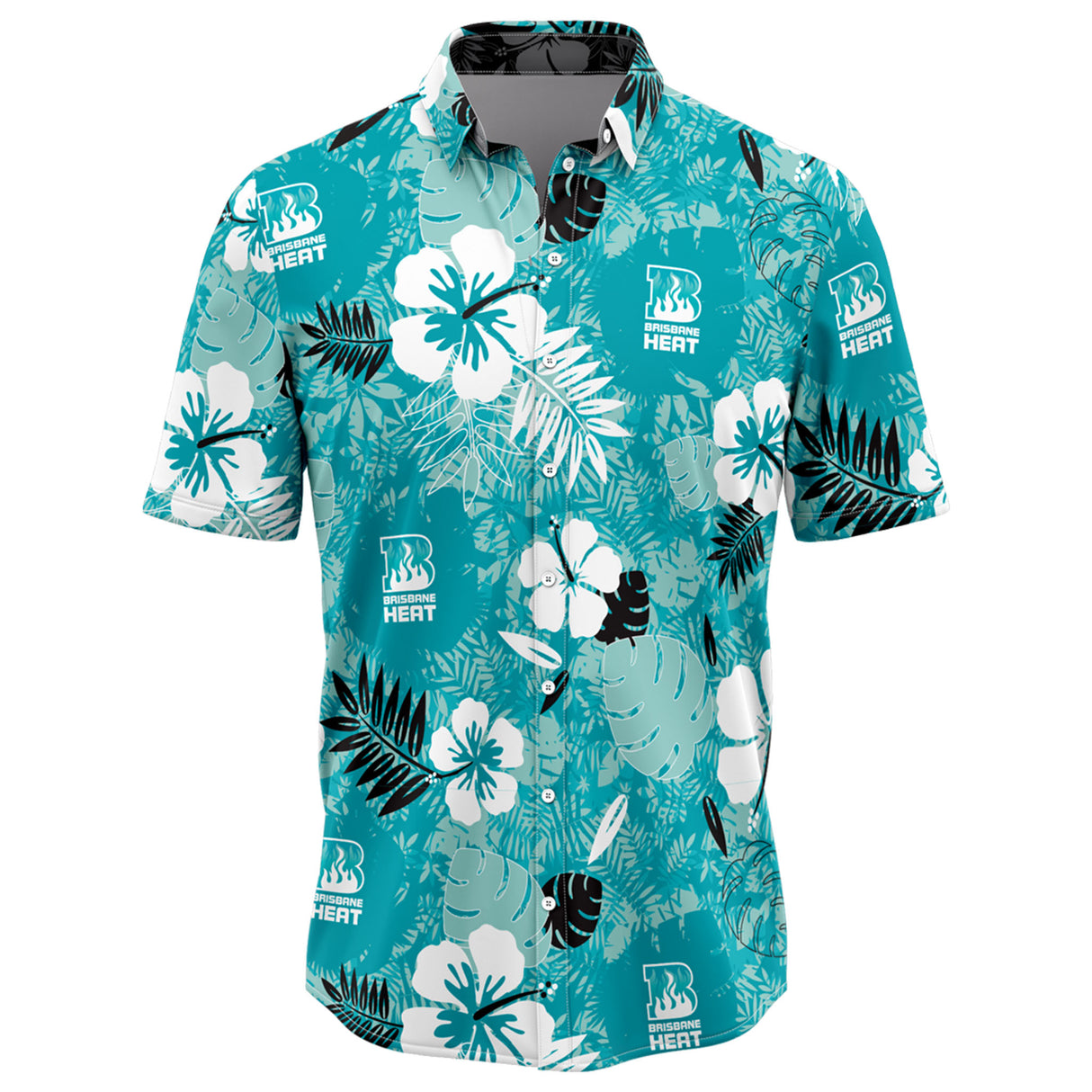 BBL Brisbane Heat 'Wildside' Hawaiian Shirt