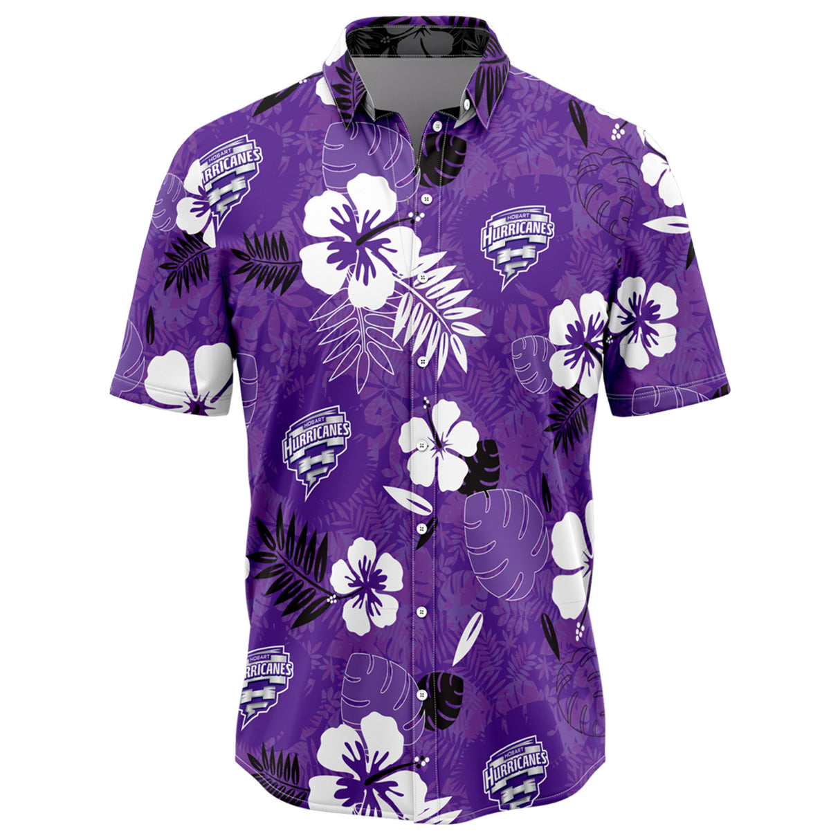 BBL Hobart Hurricanes 'Wildside' Hawaiian Shirt