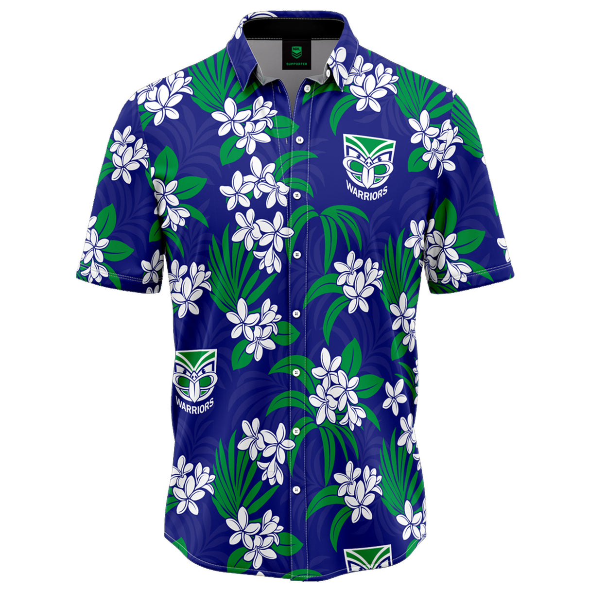 NRL Warriors 'Reef' Hawaiian Shirt - Ashtabula