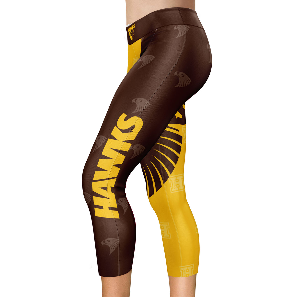 AFL Hawthorn 'Siren' Leggings - Ashtabula