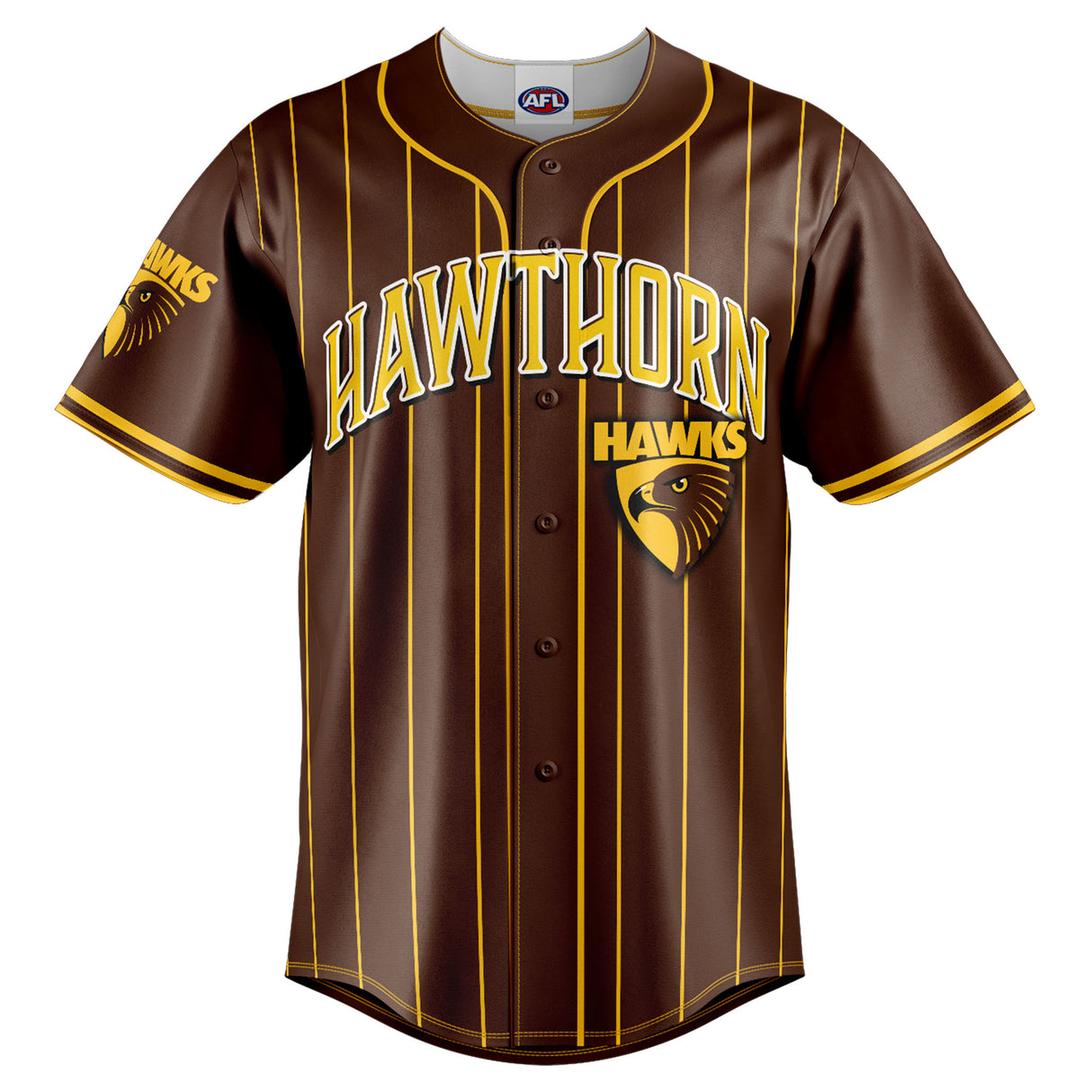 AFL Hawthorn 'Slugger' Baseball Shirt - Ashtabula